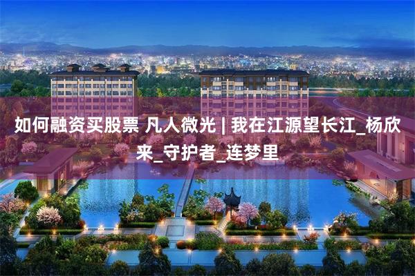 如何融资买股票 凡人微光 | 我在江源望长江_杨欣来_守护者_连梦里