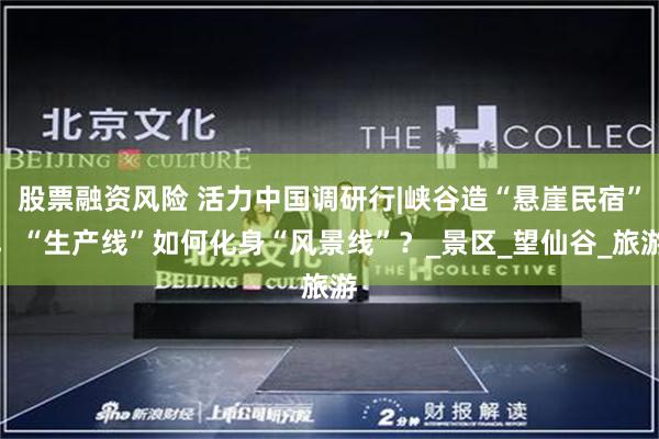 股票融资风险 活力中国调研行|峡谷造“悬崖民宿”，“生产线”如何化身“风景线”？_景区_望仙谷_旅游